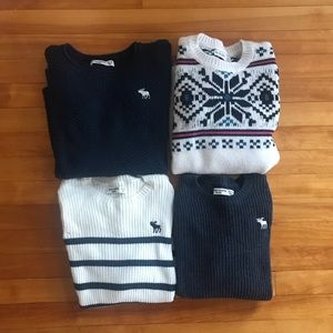 abercrombie kids winter sweater bundle